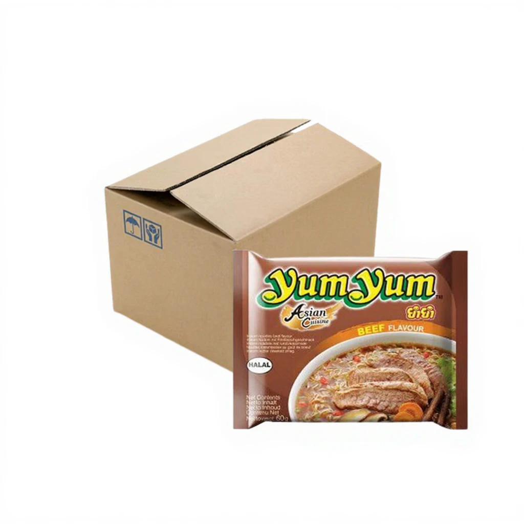Yum Yum Instantnudeln Rindfleisch 30*60g Karton Großpackung ...