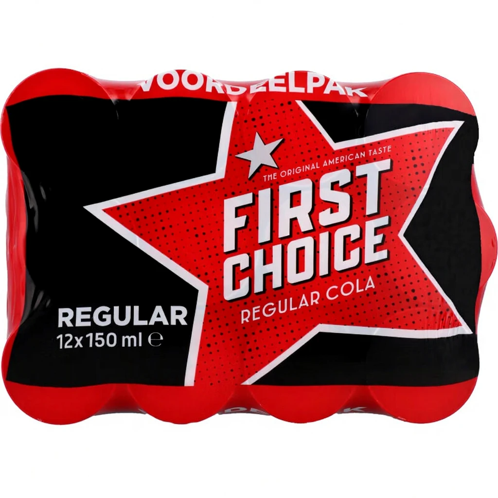 Choice Regular Plus First Choice Regular Cola - 12 x 150 ml | Koolzuurhoudende dranken | Joybuy