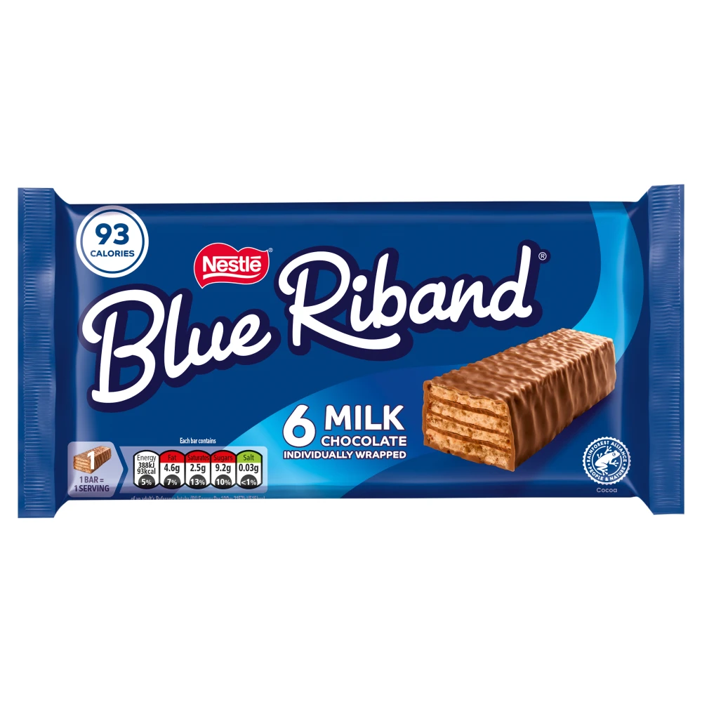 Blue Riband Original Milk Chocolate Multipack 6 x 18g | Biscuits | Joybuy