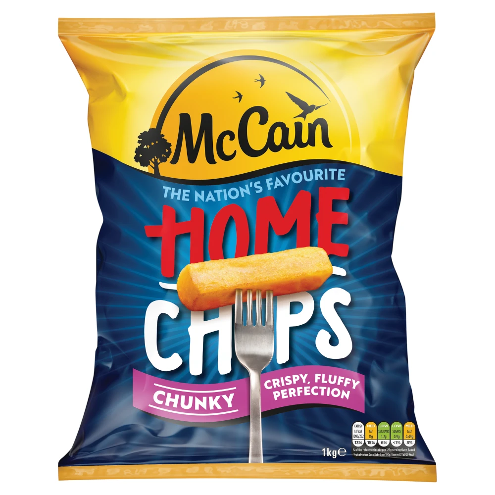 Mccain Chunky Home Chips 1kg Frozen Chips Potatoes Joybuy