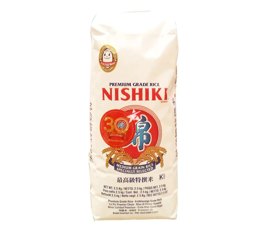 NISHIKI Premium Grade Rice (Medium Grain) 2.5kg | Rice, Pasta & Pulses ...