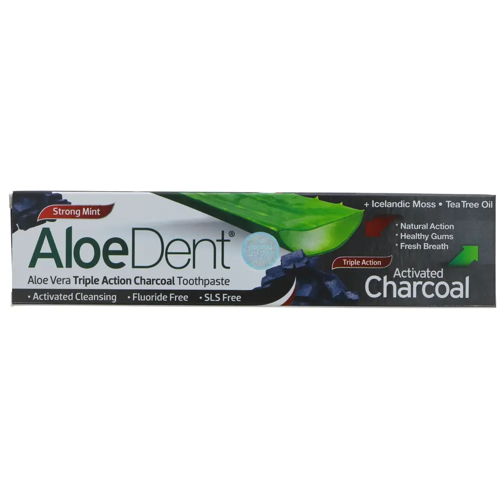 Grey Toothpaste Aloe Dent Aloe Vera Charcoal Toothpaste 100ml | Toothpastes | Joybuy