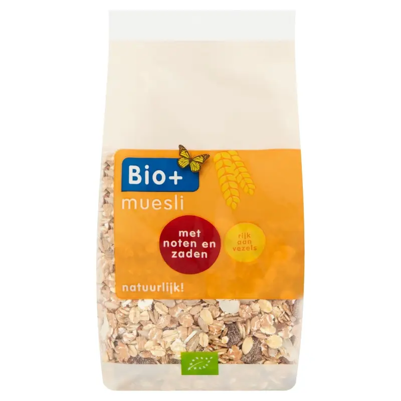 Bio+ B+ Muesli Noten En Zaden - 450 g | Ontbijtgranen | Joybuy