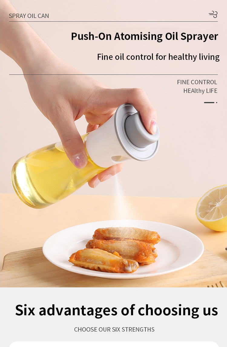 BJ öl spray flasche spray öl spray flasche grill öl spray flasche fitness haushalt küche essbare olivenöl glas öl kontrolle topf | Ölspender