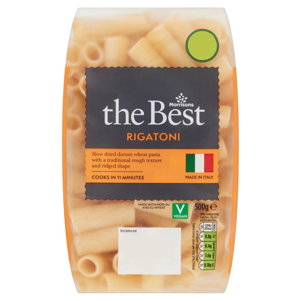 Bronze Die Fresh Rigatoni Pasta - View #2