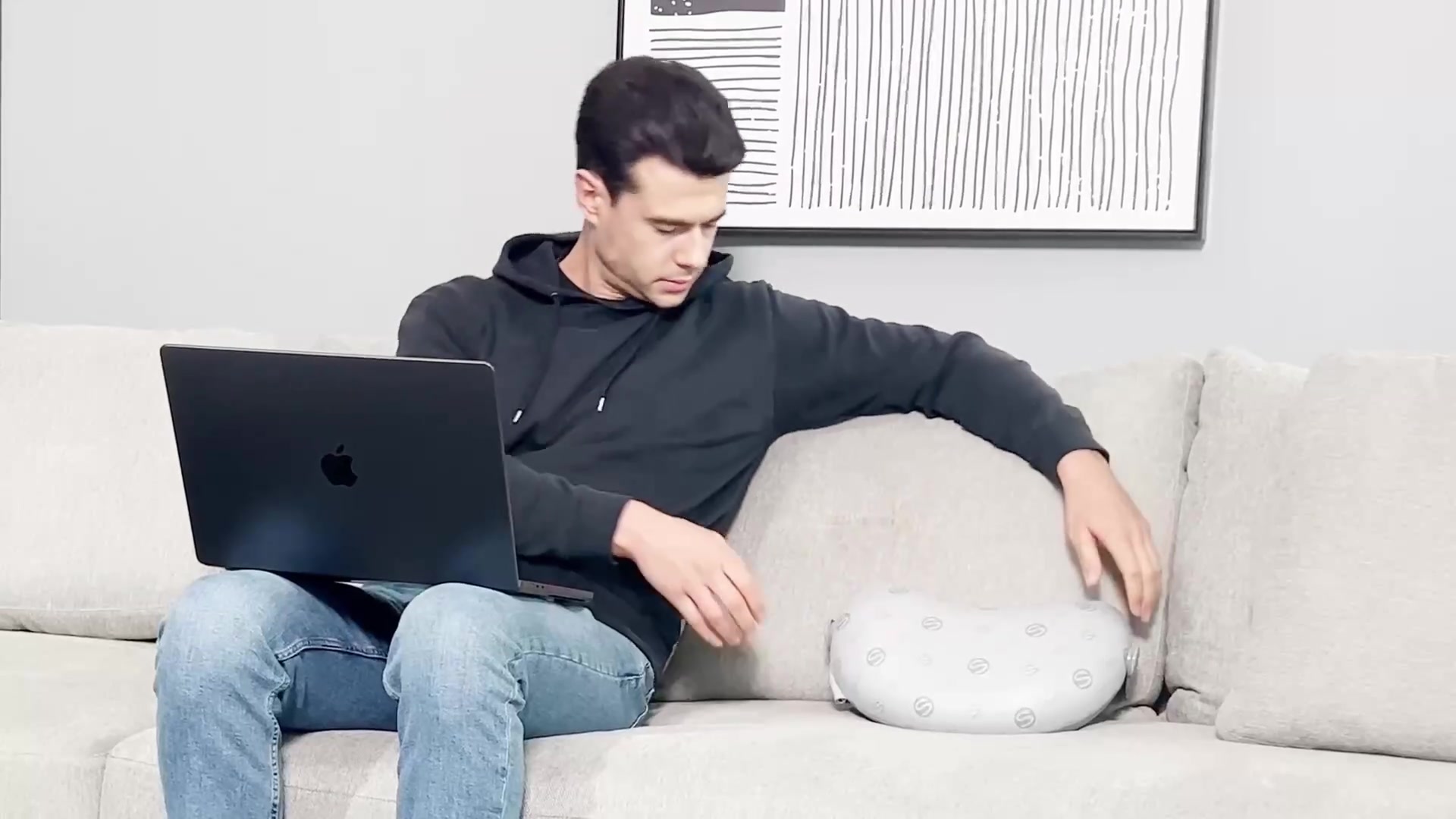 SKG T1-2 Pro Coussin de massage dos et nuque avec têtes de massage à ondes décalées image 0