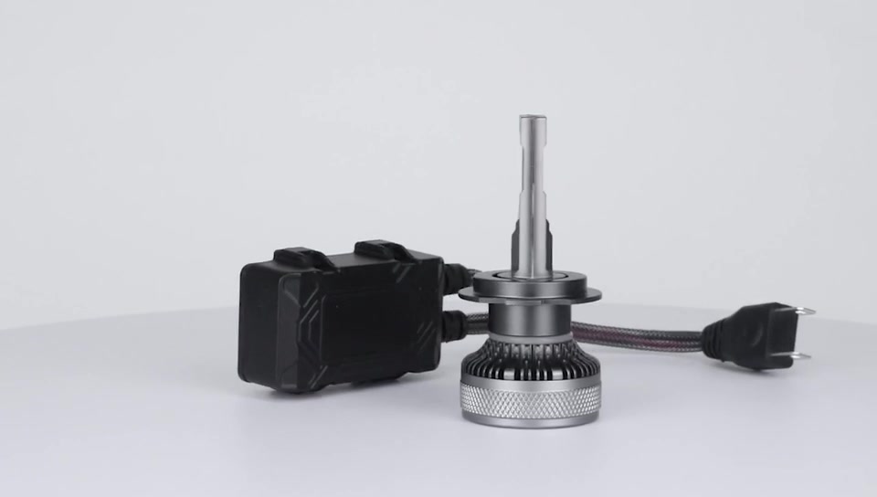 ENdureLite  H8/H9/H11 Lot de 2 ampoules 20 000 lumens, 6 000 K, lumière blanche froide, système de refroidissement efficace image 0