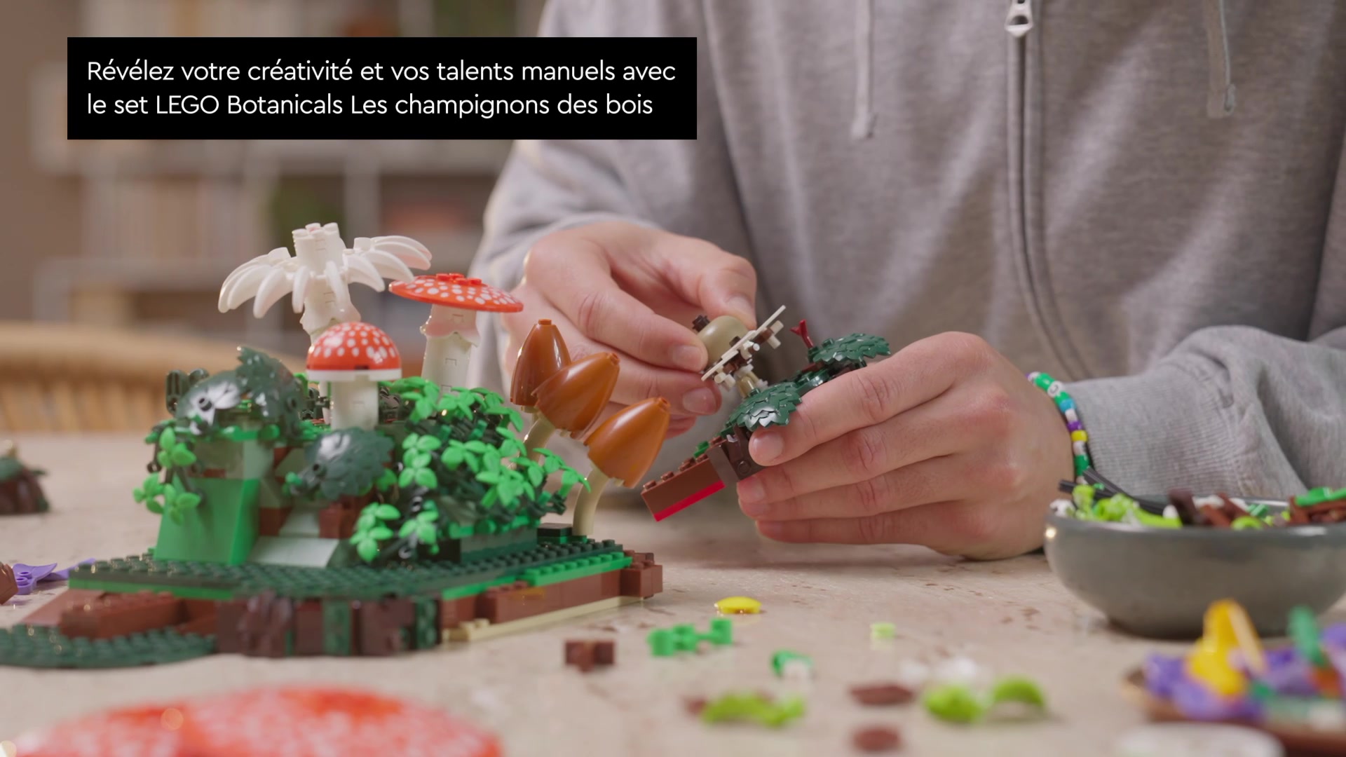 LEGO Botanicals Set de Construction Champignons des Bois 11505 image 1