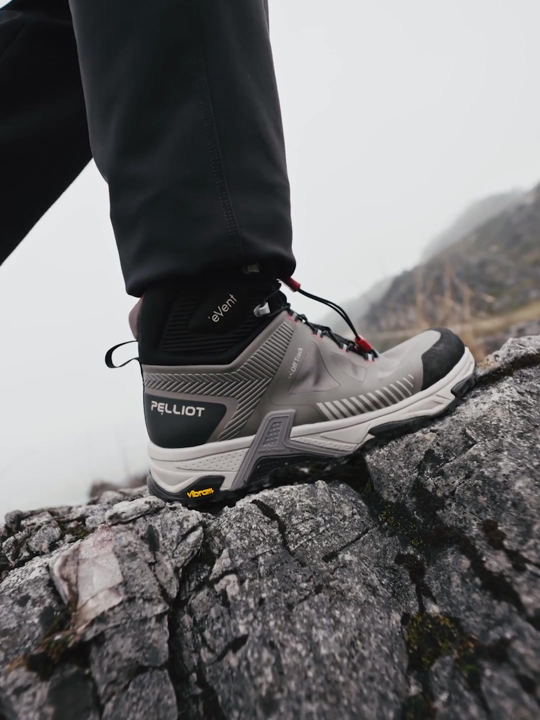 PELLIOT Bottes de randonnée à hautes tiges pour femmes Voyage Camping – Durable et de soutien, Gris roche (EU 37) image 0