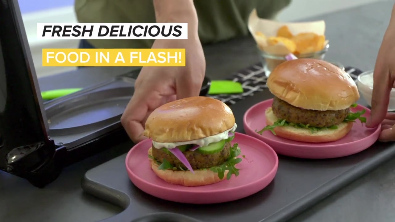 Drew&Cole 5 Minute CleverChef Multicooker - 700W, Non-Stick, Quick Meals, Great for Steaks, Omelettes, Toasties, Pizzas & Dessert image 0