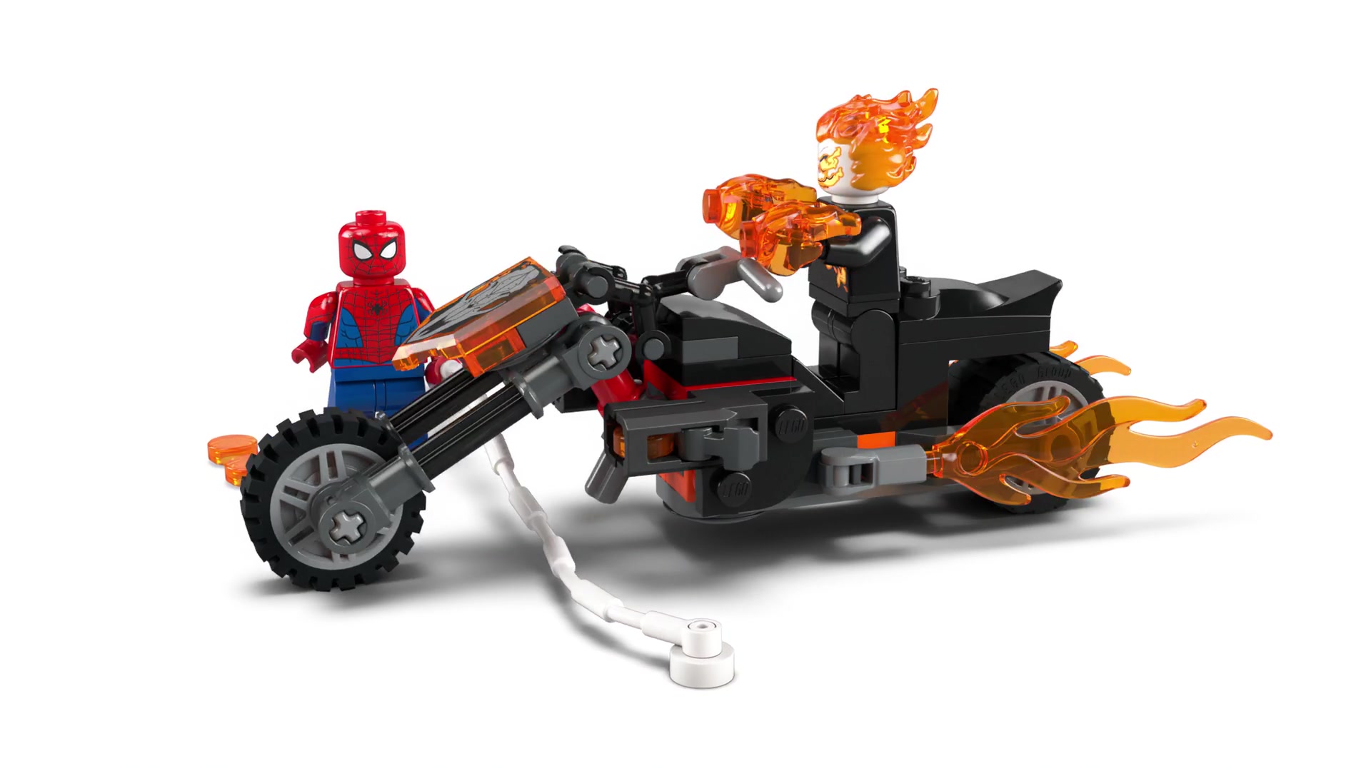 LEGO Super Heroes 76335 Spider-Man et sa moto contre Ghost Rider image 1