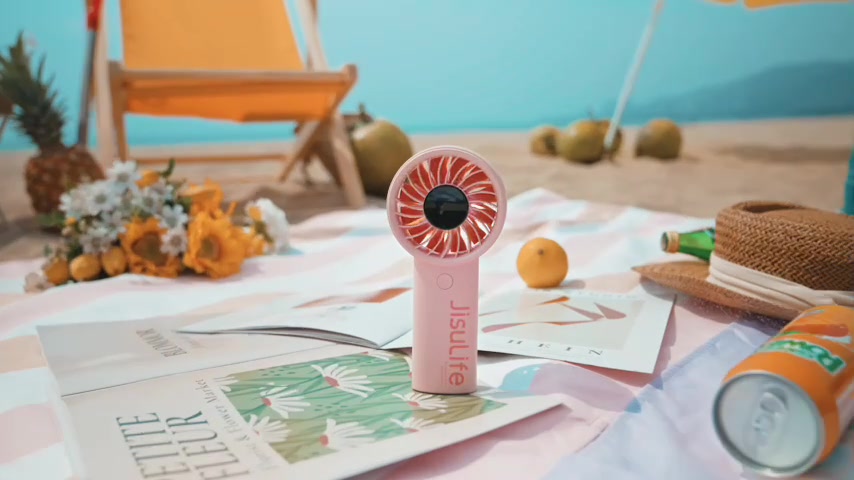 JISULIFE Life4 Ventilateur portable avec affichage LED - Blanc image 0