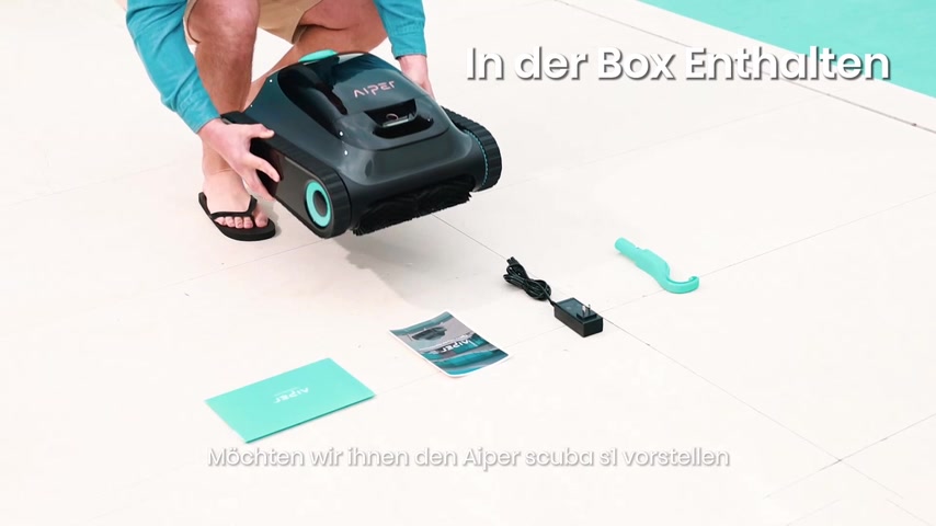 [OTA-Upgrade] Aiper Scuba S1 Poolroboter - Boden-, Wand- und Wasserlinienreinigung, Doppelte Filtration, 270 Min Laufzeit, Intelligente Navigation, App-Steuerung, OTA-Updates, Für eingelassene und Aufstellpools, Prüfcode: ASS1 image 0