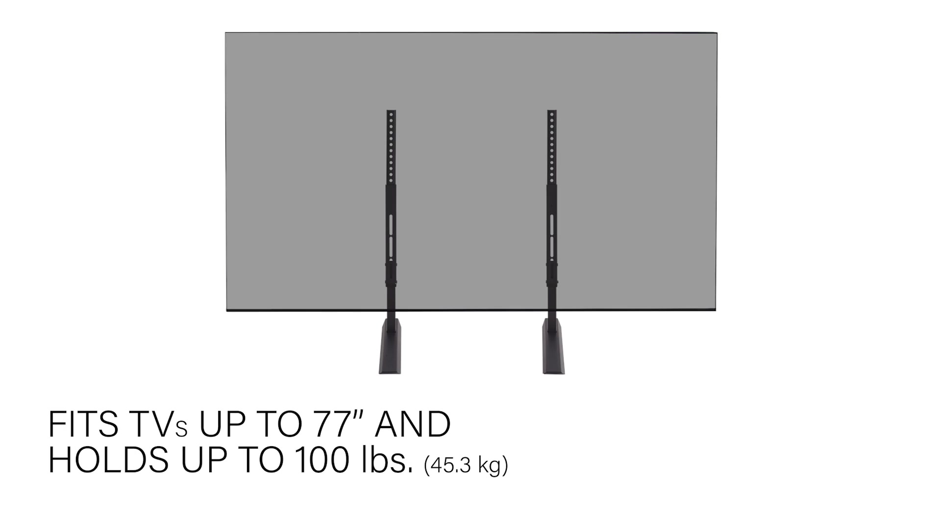 Sanus Universal TV Feet for 32"-77" TVs image 0