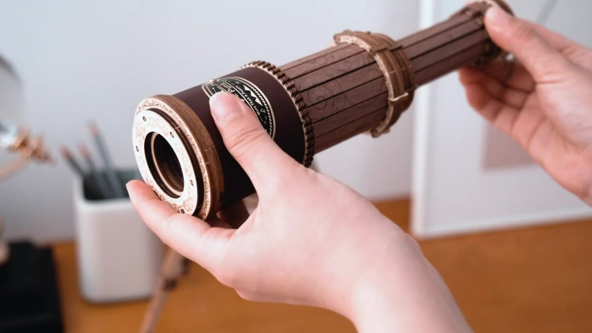 ROKR 3D Wooden Puzzles Monocular Telescope Model Building DIY Science Kit Birthday Gift for Adults and Teens Cool Display Item image 0