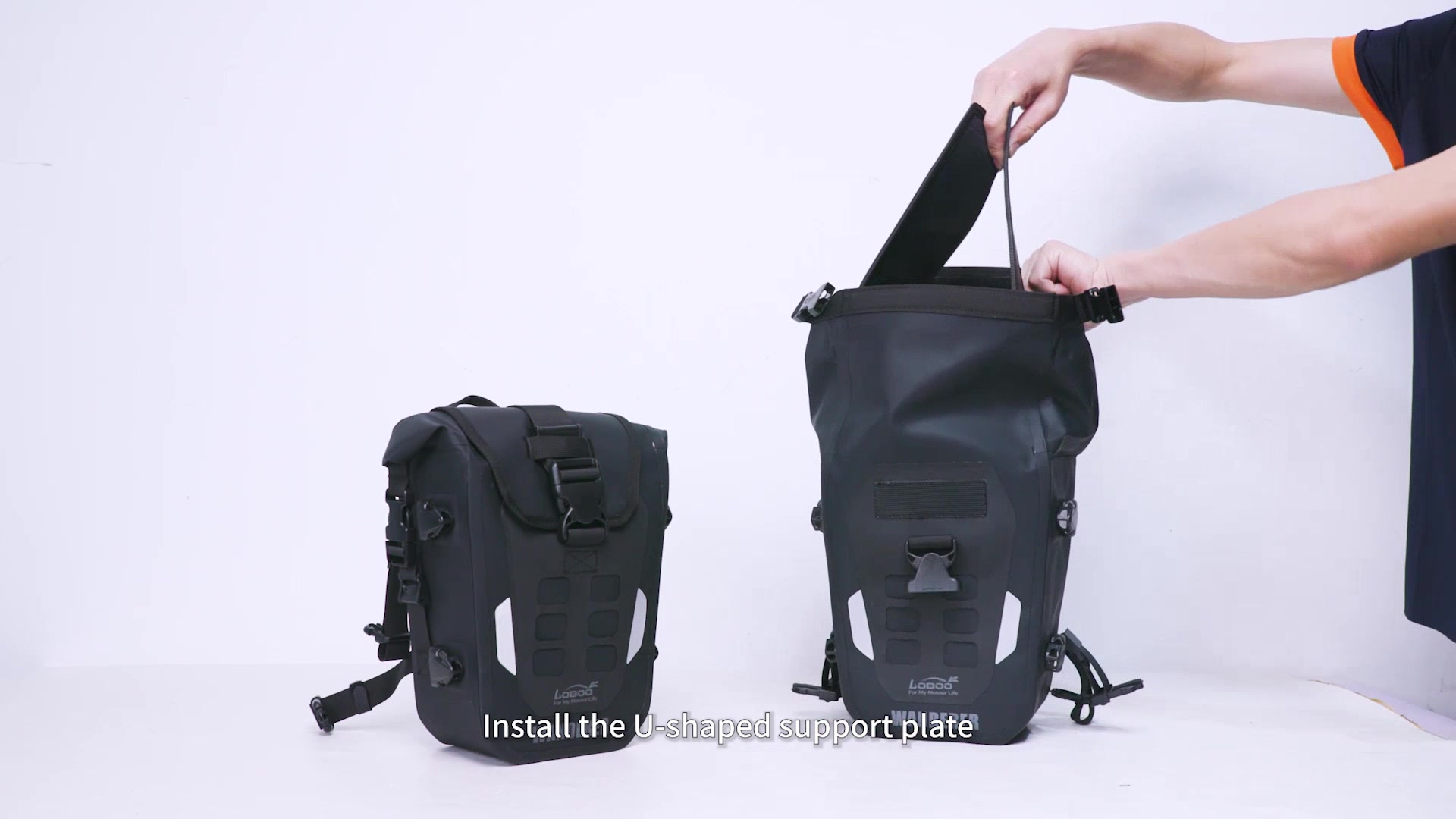 LOBOO Alps Non-Inflatable Crash Bar Bag | 300KG Passive Protection | IPX7 Waterproof image 0