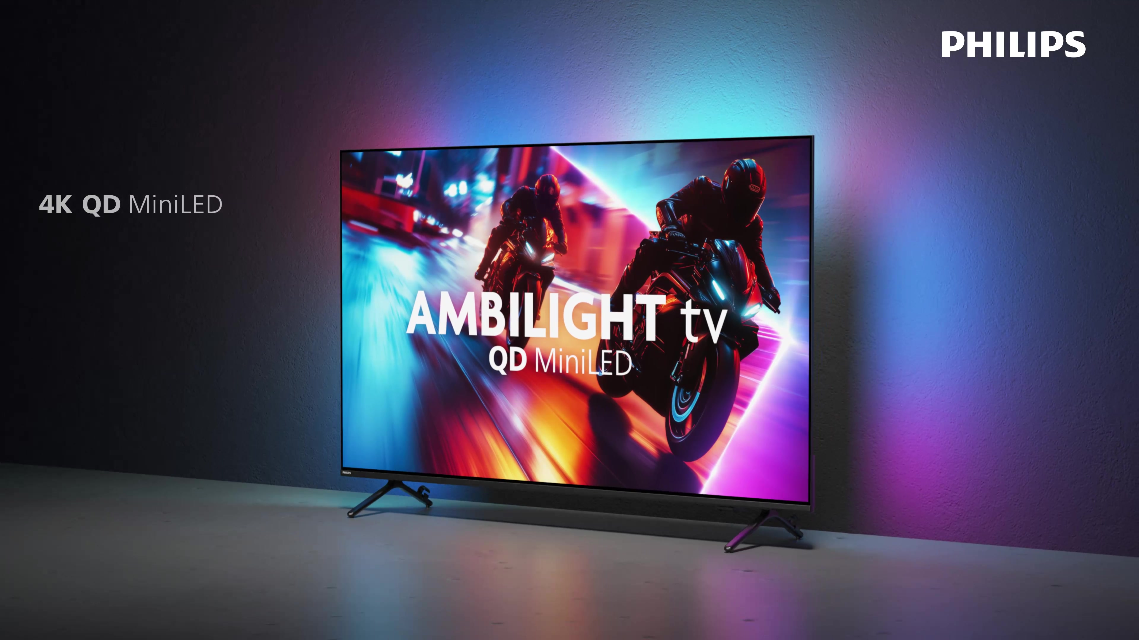 Philips 85MLED910/12 215 cm 85 Zoll MiniLED Ambilight Smart TV TitanOS ...