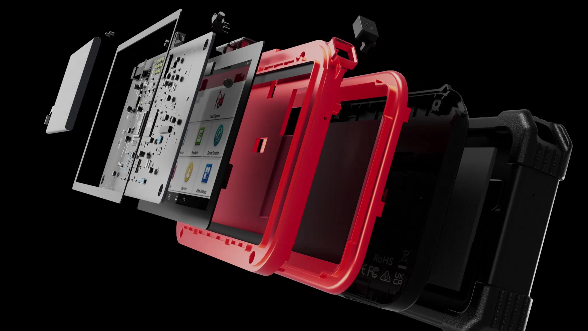 LAUNCH X431 CRP919E BT Car Diagnostic Tool OBD2 Scanner DBScar VII VCI Auto with Active Test ECU Coding CANFD DOIP 31+ Reset image 0