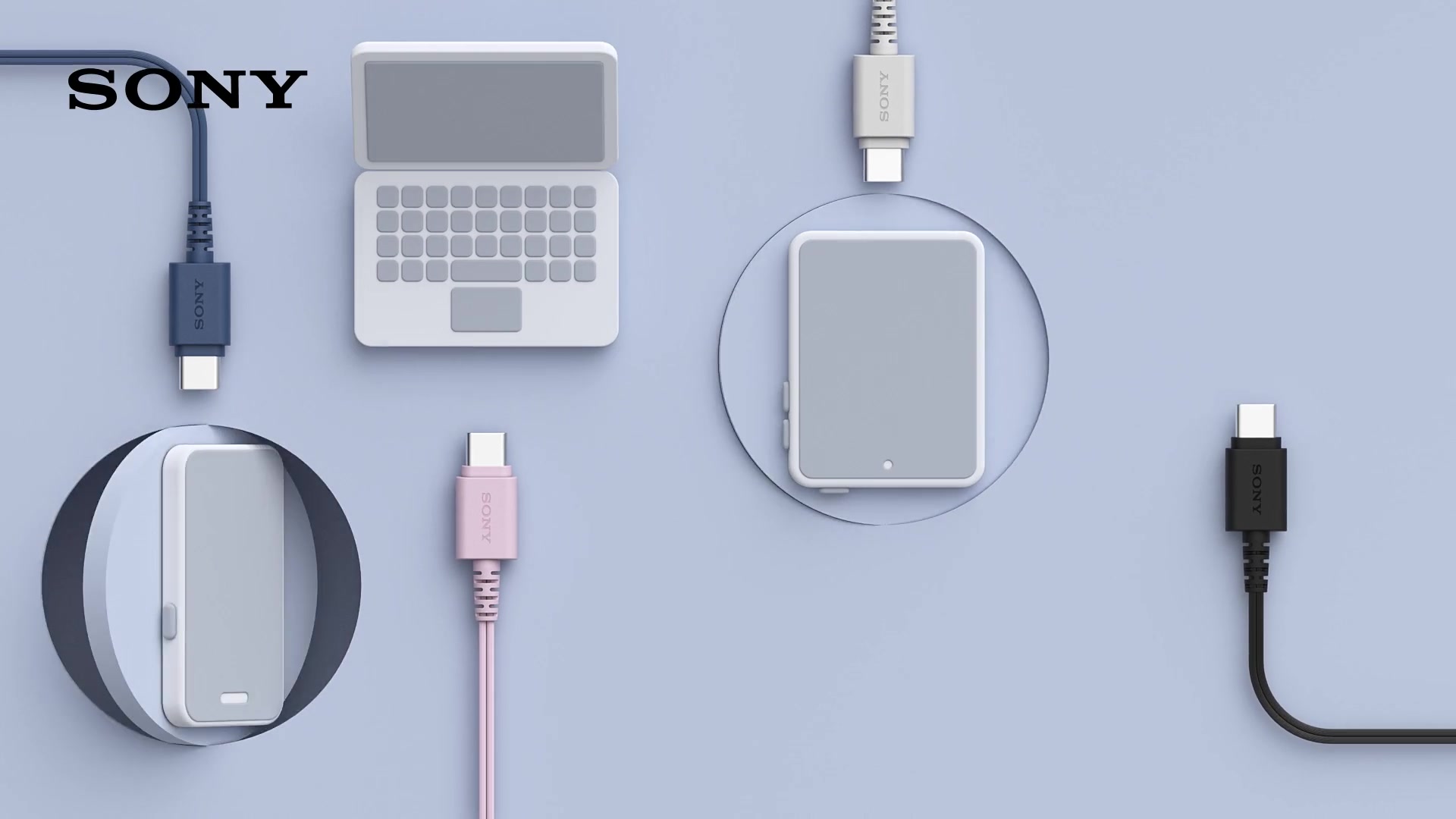 Sony IER-EX15C USB-C Wired Earbuds (White) image 0