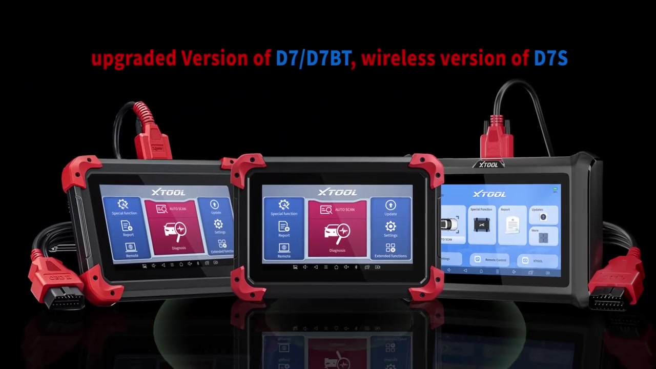 XTOOL D7W Outil de diagnostic OBD2: version sans fil 2026 du D7/D7S/D7BT, outil de scan bidirectionnel avec diagnostic de tous les systèmes, PMI, codage de l’ECU, 39+ remises à zéro, mises à jour gratuites pendant 3 ans, CAN FD/DoIP, scanner pour voiture image 0