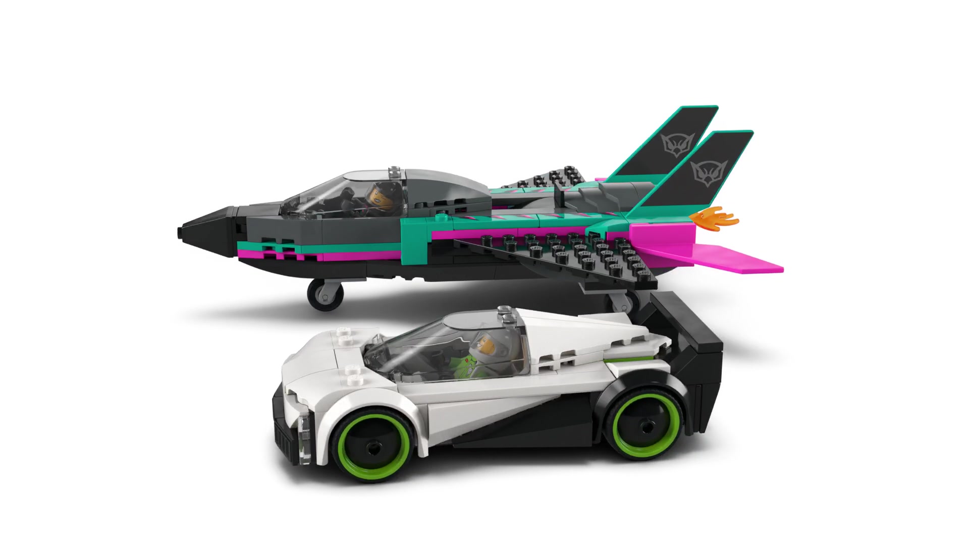 LEGO City 60489 Le jet contre la voiture image 1