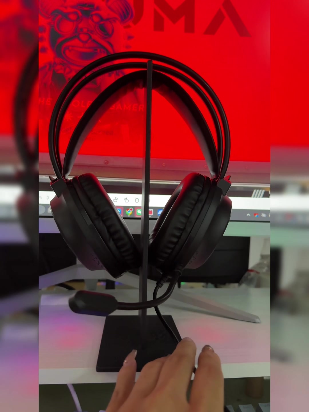 ONIKUMA X92 Casque de jeu filaire - Son HiFi, éclairage respirant RGB, faible latence image 0