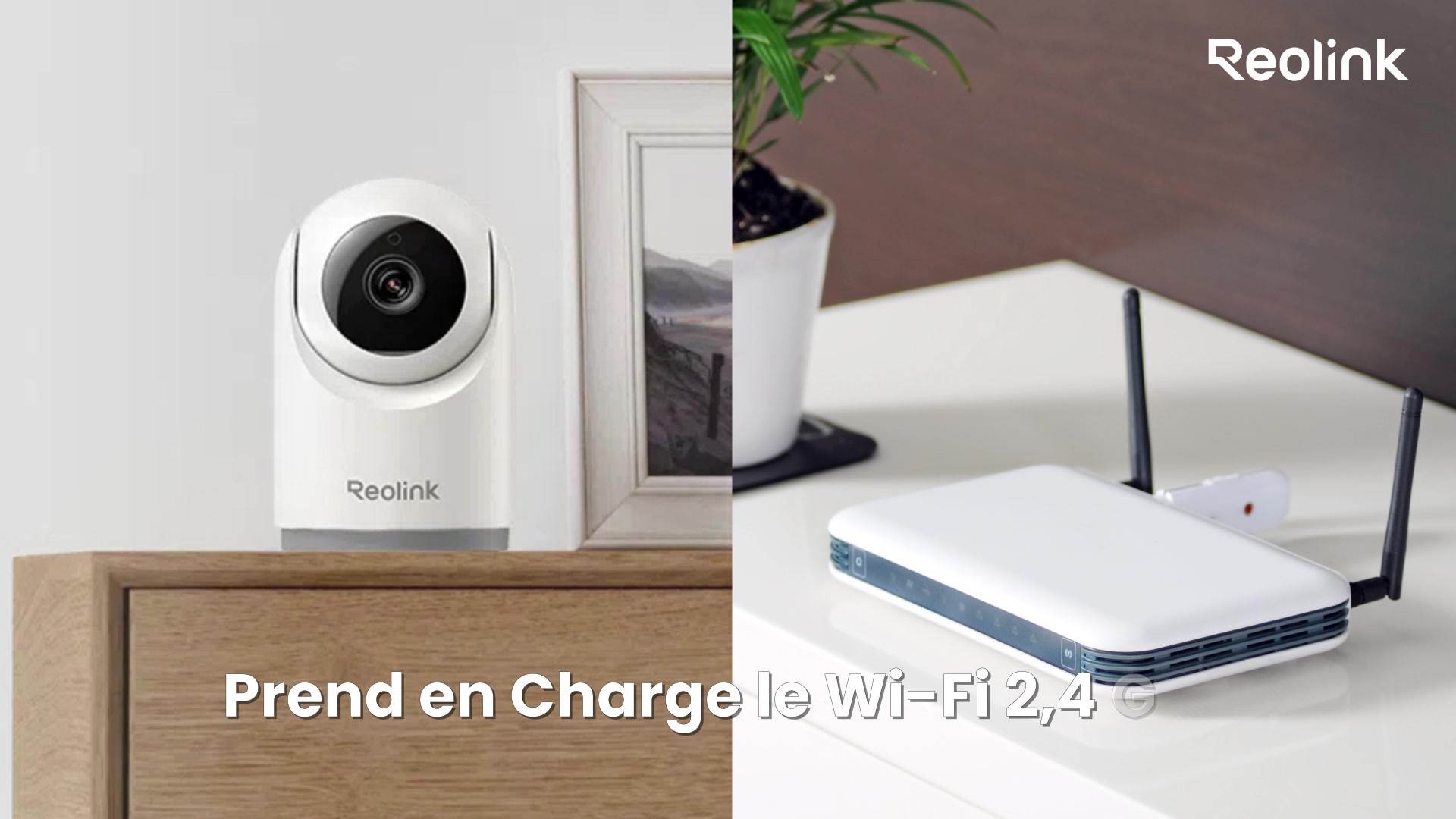 REOLINK E321 Caméra WiFi intérieure motorisée 3MP Super HD - Blanc image 0