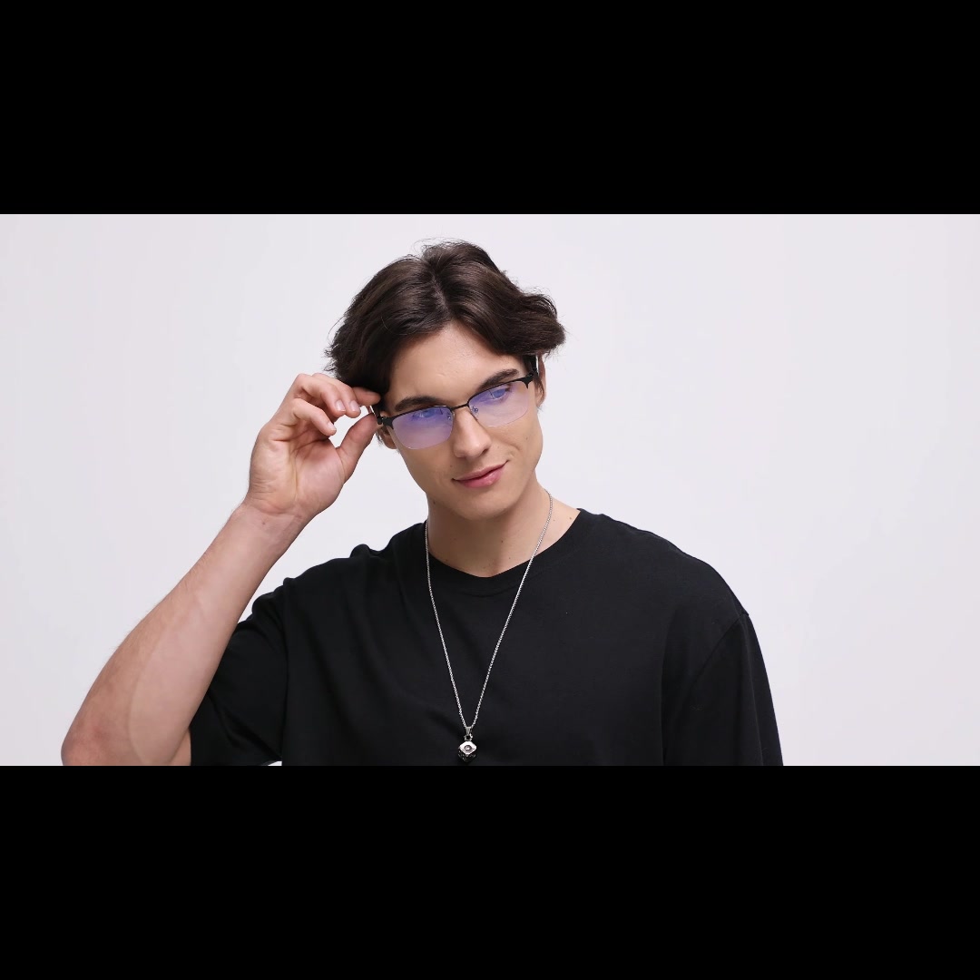 LAWAKEN AI Chat City Executive Titanium AI Smart Audio Glasses, 128 Languages Real-Time Translation, AI Note for Meeting Summary, AI agent of ChatGPT Gemini Claude, Waterproof, Lightweight, Long battery, Prescription Lenses, 5.3 Bluetooth, Hands-Free Wearable, Open-Ear Music & Calls, for ios android, Lightweight Fit, for Lifestyle & Travel image 0