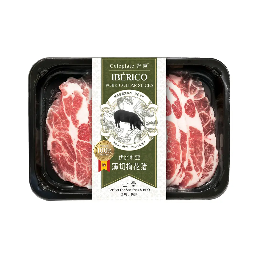 Celeplate Iberian Pork Collar Slices 220g