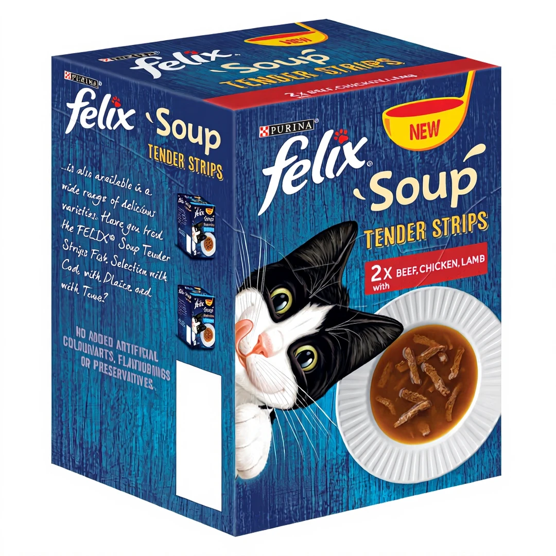 Felix Soup Tender Strips 6 × 48g (288g)