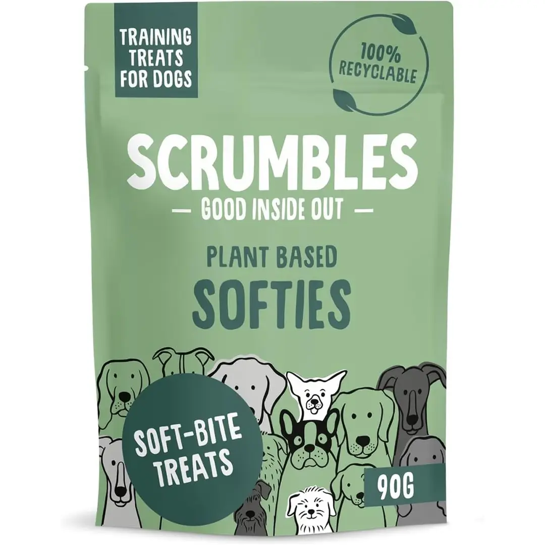 Scrumbles Softies Training Treats For Dogs Plant Based 90g