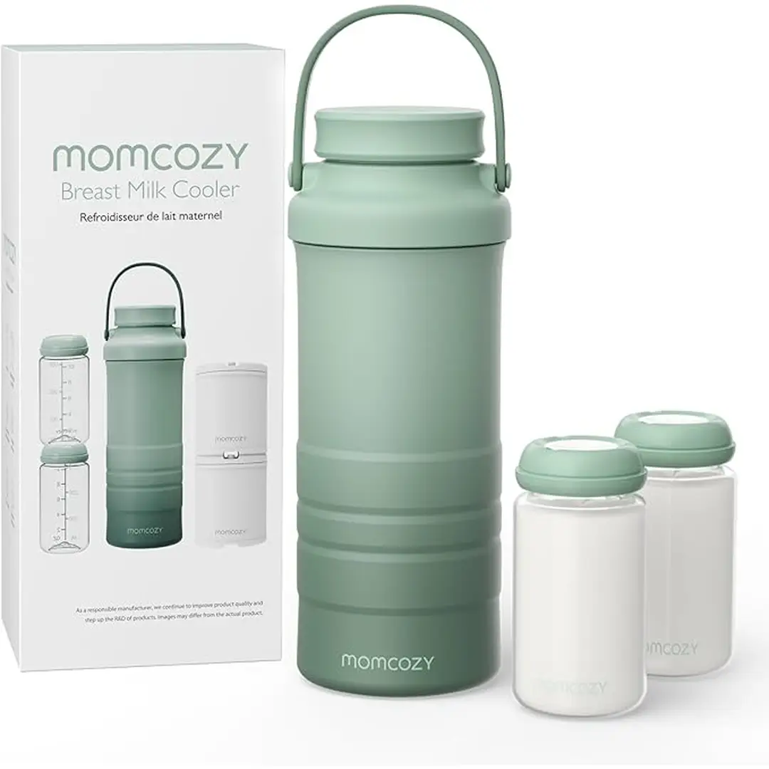 Momcozy Outdoor Series Breast Milk Cooler, 22oz Capacity, 2-Piece Set