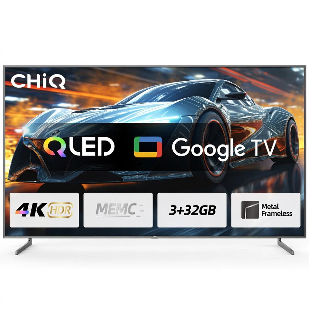 CHiQ U98F8TG – 98 Zoll – 4K QLED – 144 Hz – Google Smart TV – Gaming-TV