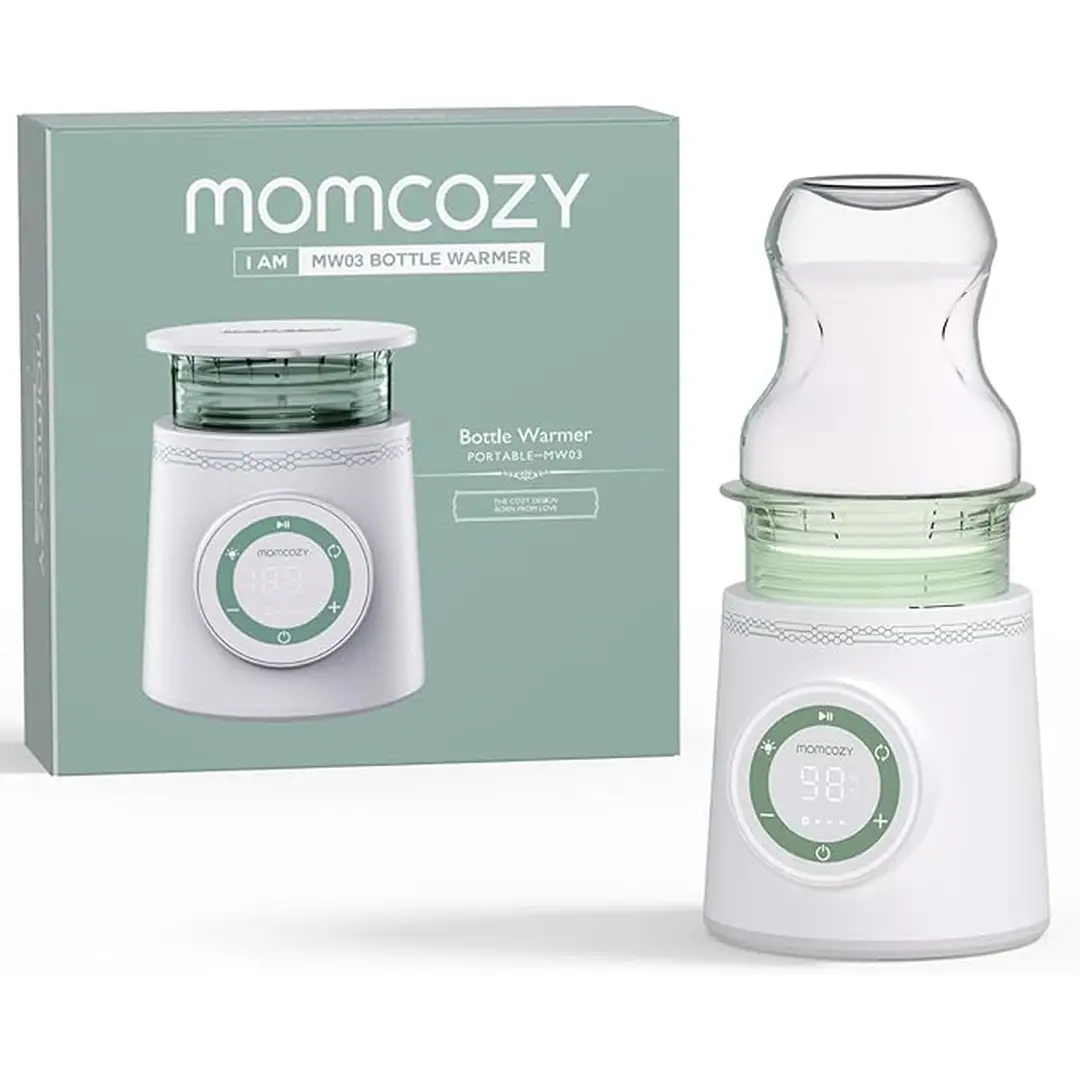 Momcozy Outings Series Bottle Warmer, Dual Leak-Proof, USB Rechargeable, Multi-Brand Compatibility
