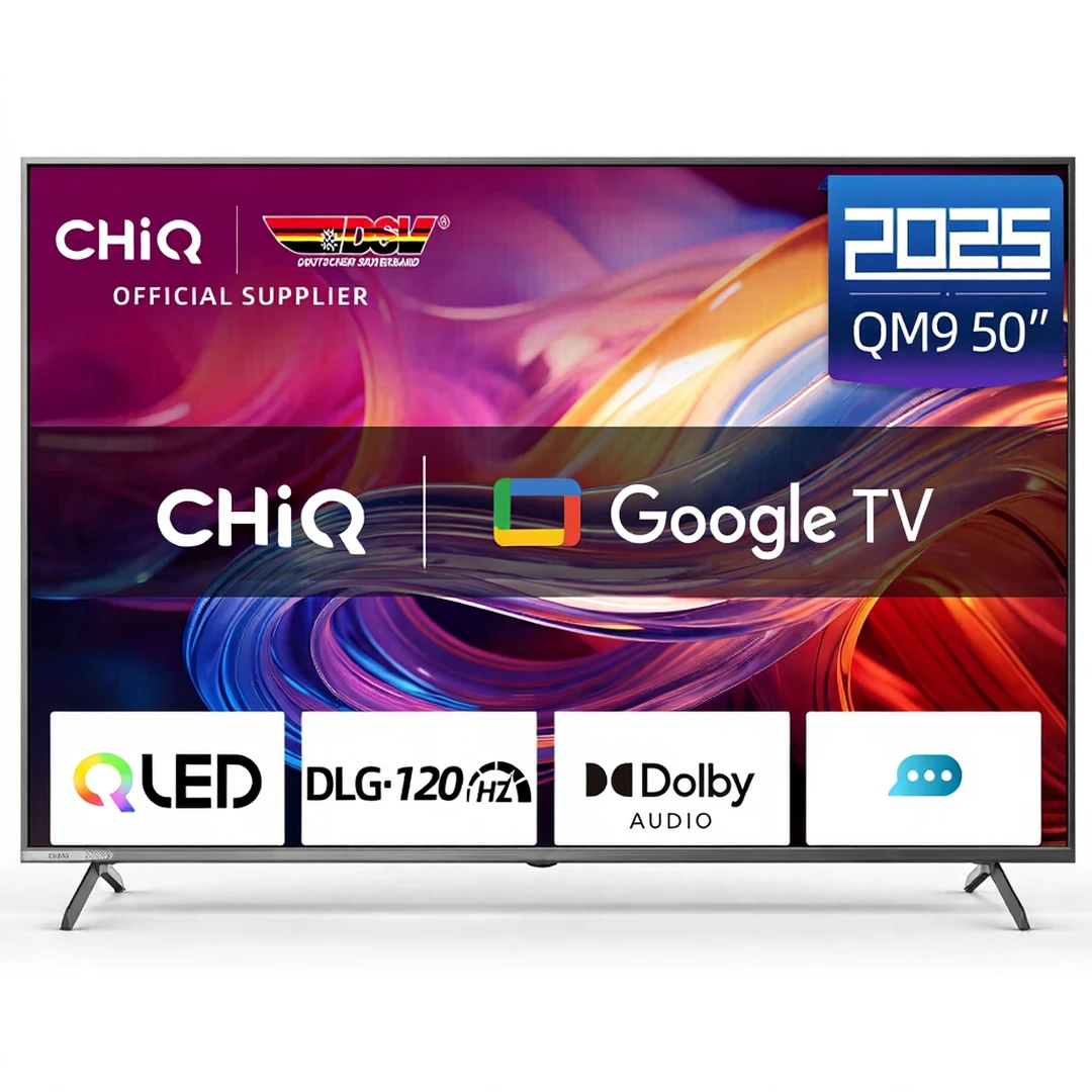 CHiQ U50QM9V – Smart TV 50 Zoll – 4K QLED Google TV – UHD