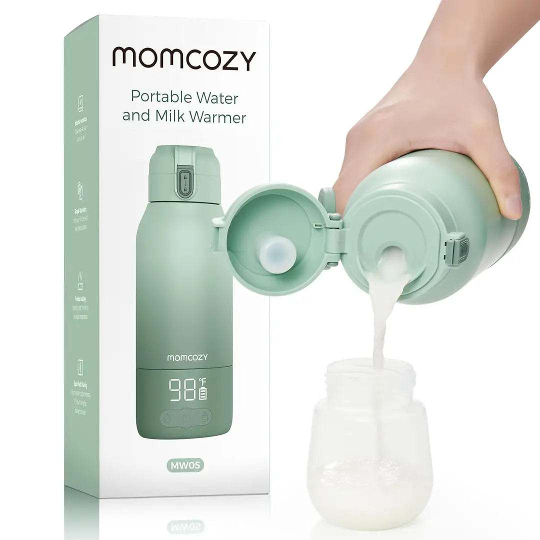 Momcozy Travel Portable Milk Warmer 500ml Fast Heating & Dual Modes, Long Battery Life