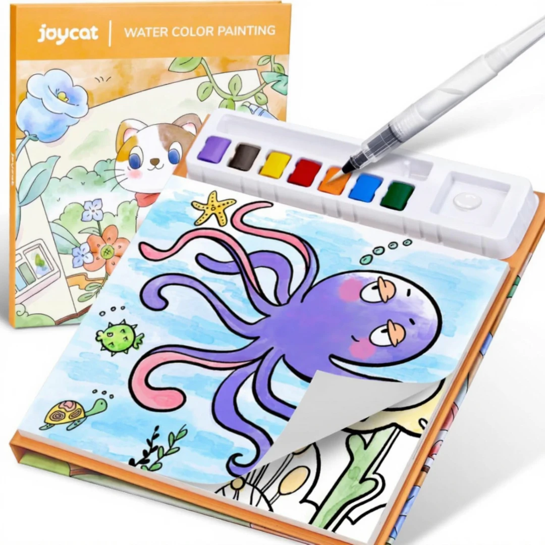 JoyCat Livres de coloriage à l'aquarelle pour enfant - Thème animaux