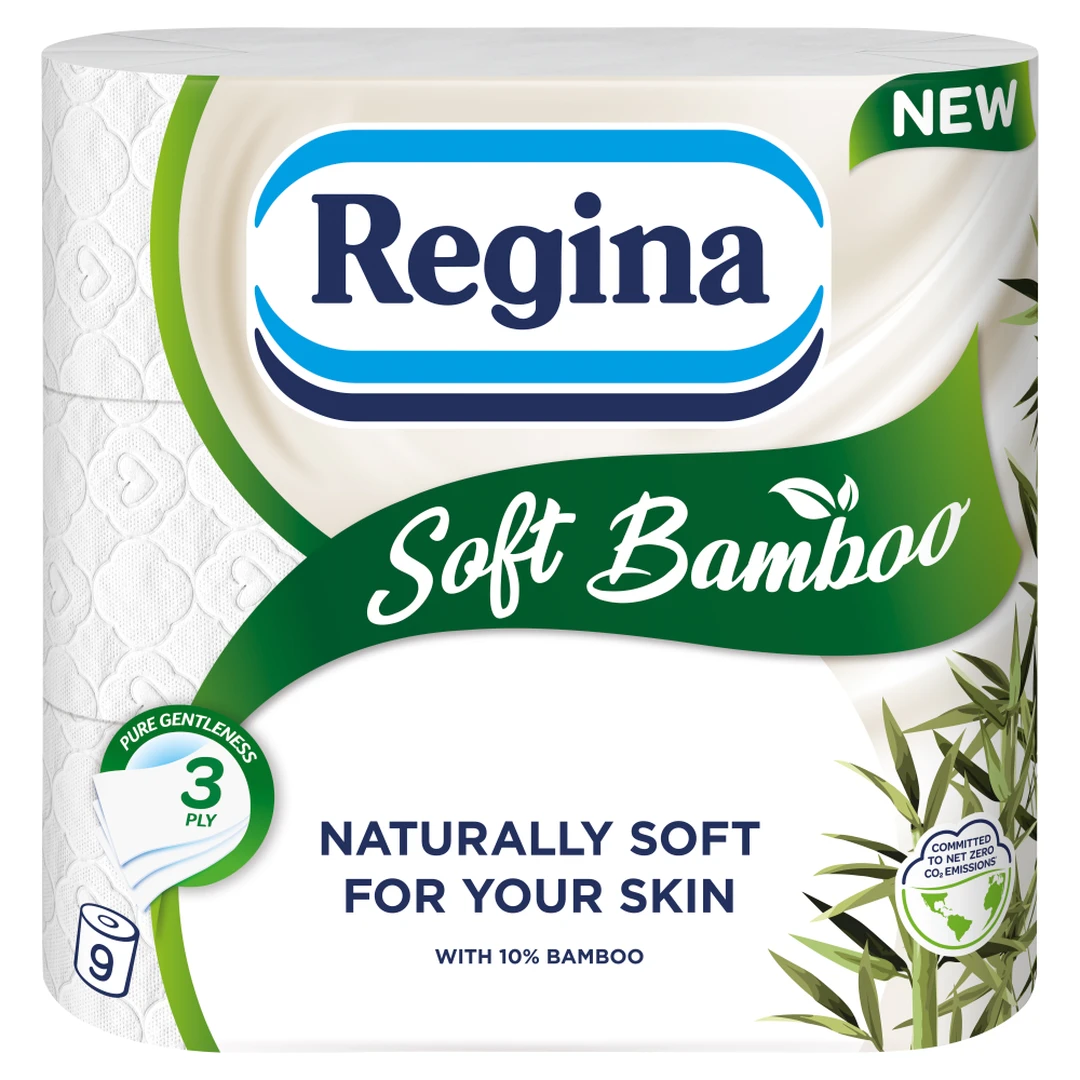 Regina Soft Bamboo 9R Toilet Tissue