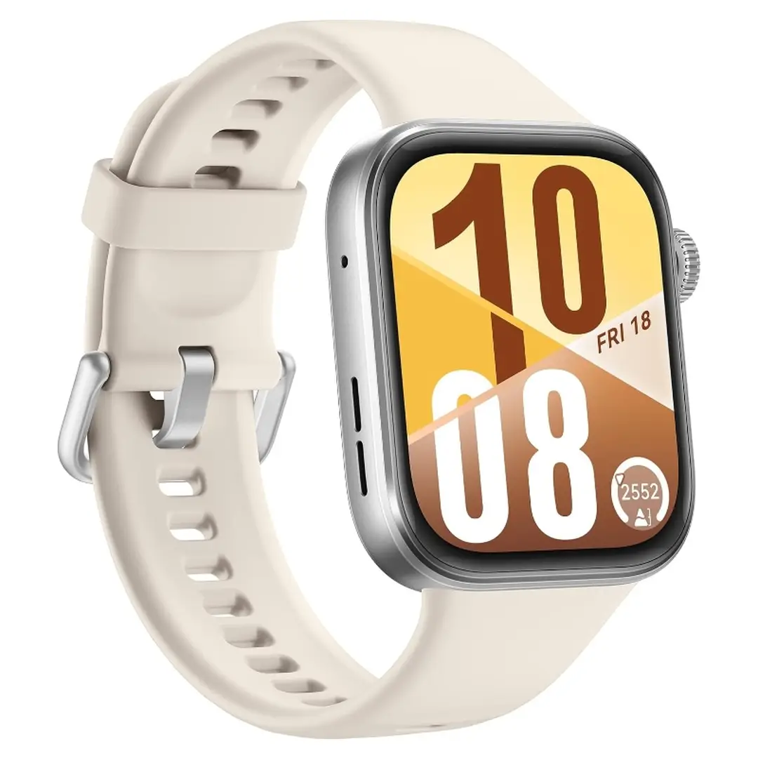 Huawei Watch Fit 4 (Seiya-B19F) Weiß mit Fluorelastomer-Armband