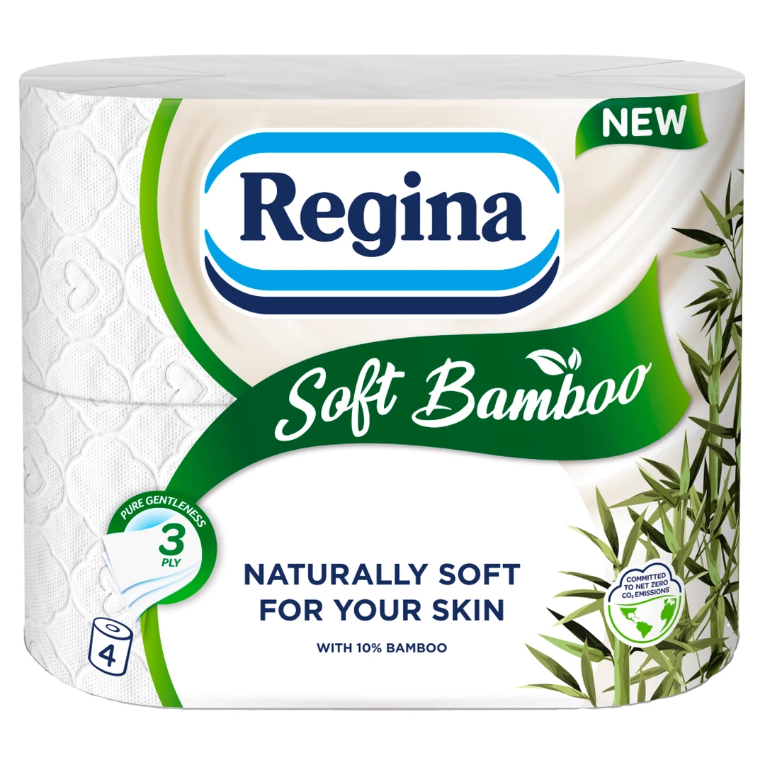 Regina Soft Bamboo 4R Toilet Tissue