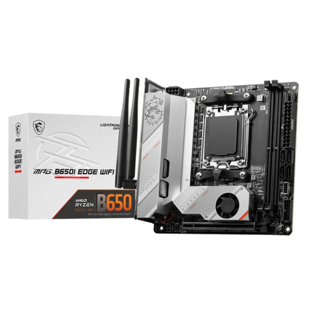 MSI MPG B650I EDGE WIFI moederbord AMD B650 Socket AM5 mini ATX