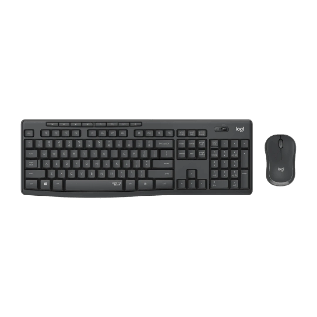 Logitech Combo – Wireless SilentTouch Keyboard & Mouse Set – Black (HK)