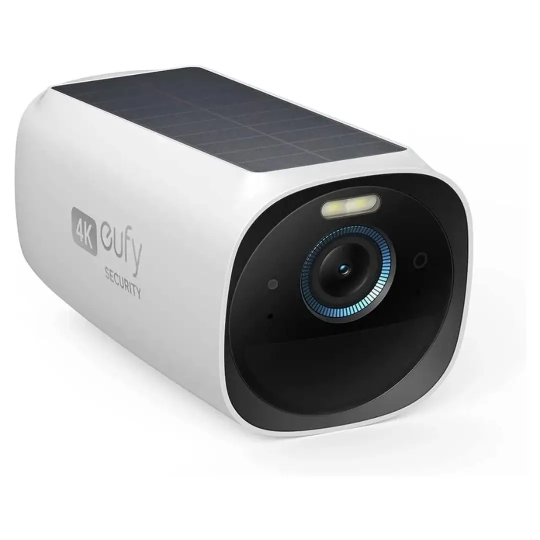 eufy Security eufyCam 3, Outdoor Surveillance Camera, 4K Wireless Surveillance Camera Solar with Face Detection K.I., Coloured Night Vision, Toll-Free Use