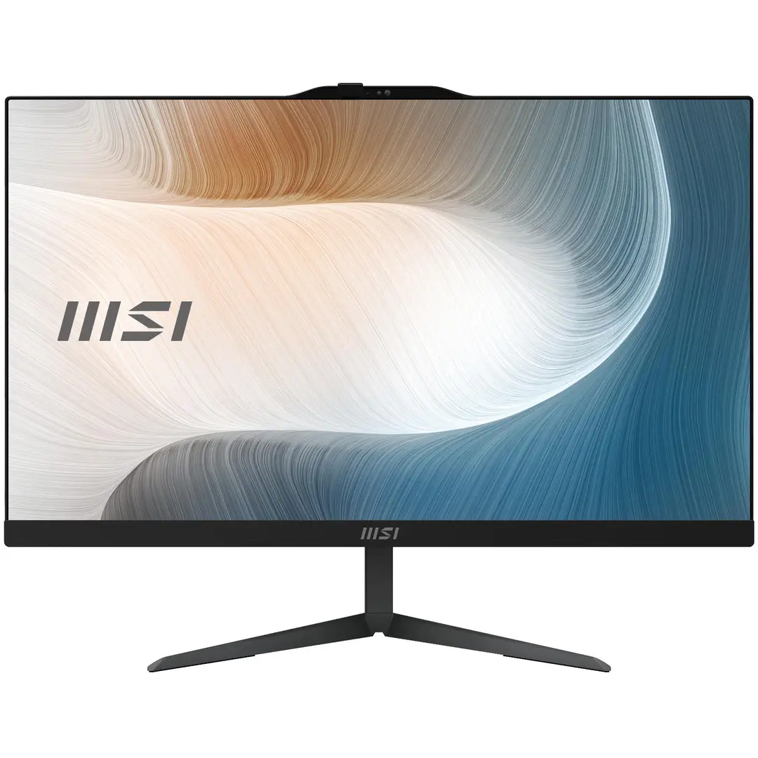 MSI Modern AM242 1M-1219EU alles-in-één-pc Intel Core 5 120U 60,5 cm 1920 x 1080 pixels 8 GB DDR5-SDRAM 512 GB SSD Windows 11 Pro Wi-Fi 6E (802.11ax) zwart
