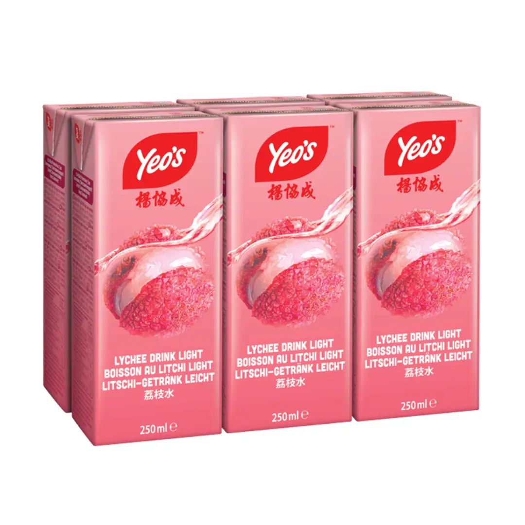 Yeo's Lychee Drink 6x250ml