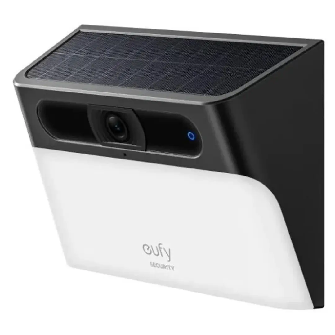 eufy Security Solar Wall Light Cam S120, Sustainable Power Supply, Motion Activated Light, AI Detection, Waterproof, Spotlight, No Fees [Energy Class G]