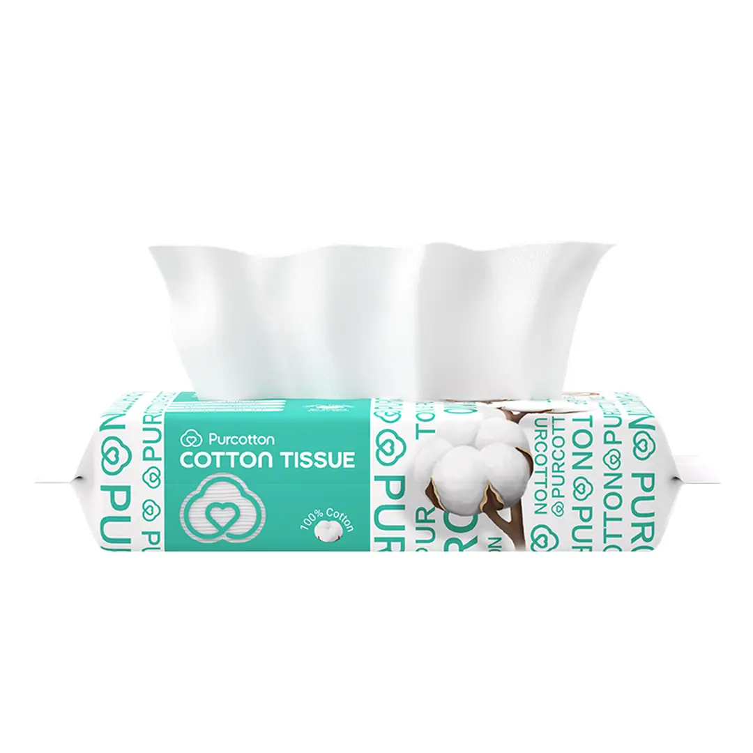 Purcotton Lot de 60 serviettes douces en coton épais