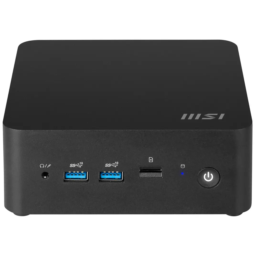 MSI CUBI NUC 1MG-238BEU pc/werkstation barebone 0.84 L, zwart, 120U Intel SoC