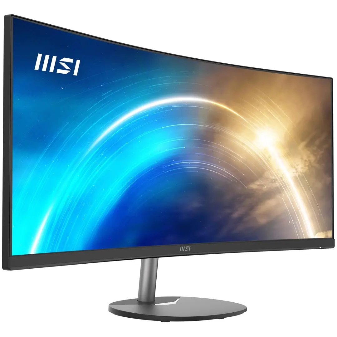 MSI Pro MP341CQ 34 inch gebogen monitor zwart