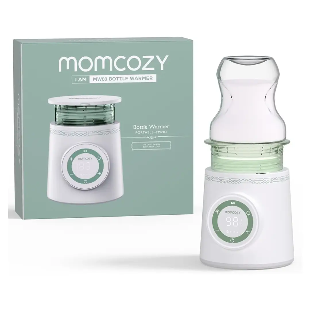 Momcozy Outings Serie Flesverwarmer, Dubbele Lekdichte Afsluiting, Oplaadbaar via USB, Compatibel met Meerdere Merken